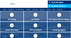 Desktop Screenshot of hooperplumbing.com